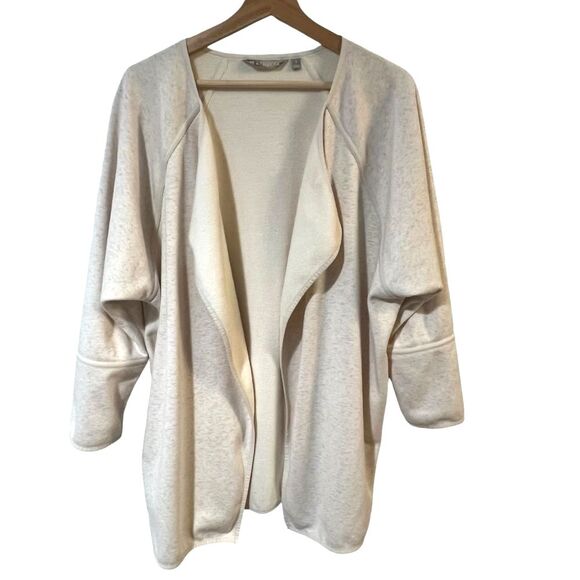 Athleta Karma Oversized Wrap Sweater Cardigan Size SMALL Yoga Athleisure Casual - Picture 2 of 10